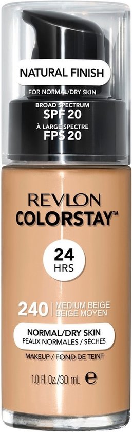 Revlon Colorstay Foundation With Pump - 240 Medium Beige (Dry Skin)