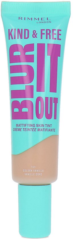 Rimmel Kind & Free Blur It Out Mattifying Skin Tint - 163 Golden Vanilla