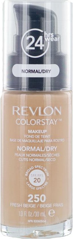 Revlon Colorstay Foundation With Pump Dry Skin | 250 Fresh Beige