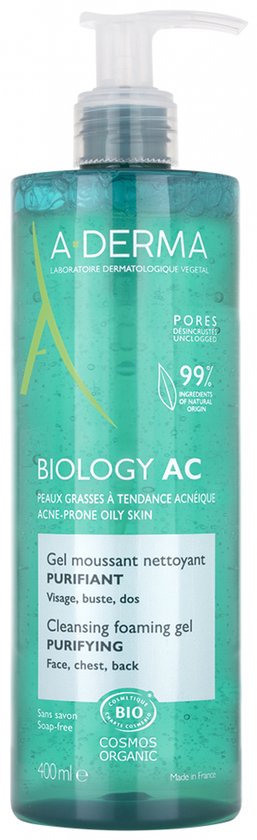 Aderma Biology Ac Zuiverende & Schuimende gel 400ml Nf