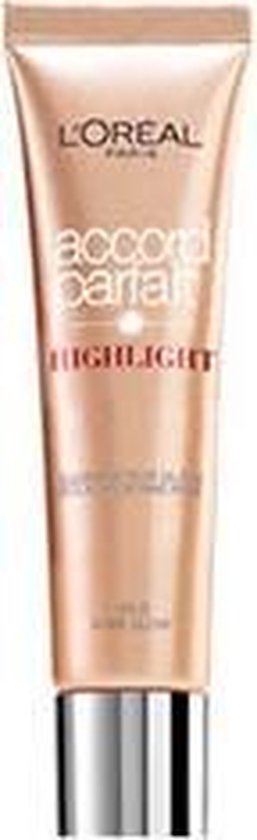 L'Oréal Paris Make-Up Designer Accord Parfait Highlight - 101.D/W Doré Glow - Highlighter foundationmake-up Koker Vloeistof