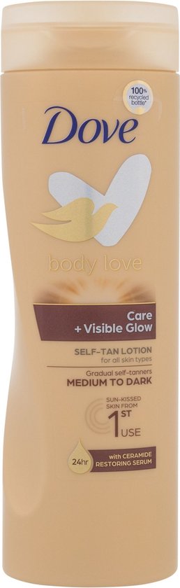 Dove - Bodylotion - Care+Visible Glow - Self-Tan Lotion - 400ml