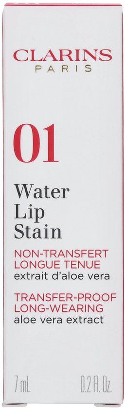 Clarins Water Lip Stain Lipgloss 7 ml - 01 Rose Water