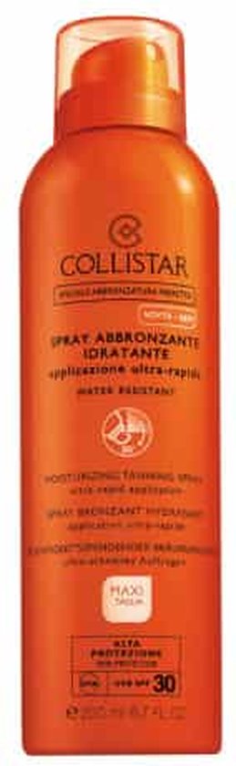 Collistar Moisturizing Tanning Spray Zonnebrand SPF 30 - 200 ml