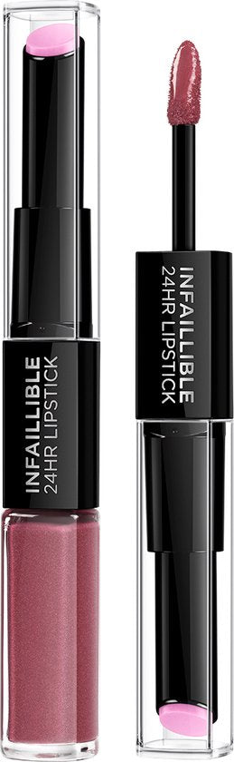 L’Oréal Paris Infaillible 24H Lipstick - Verzorgende Lippenstift Verrijkt met Hyaluronzuur - 209 Violet Parfait -5.7 ml