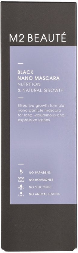 M2 Beauté - Black Nano Mascara - 6 ml