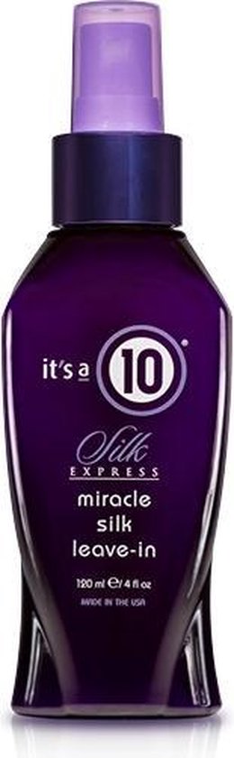 It's a 10 Miracle Silk Leave-in 120ml