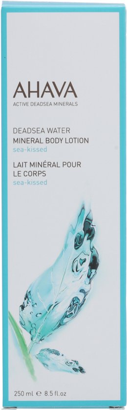 AHAVA Mineraal Bodylotion - Sea-Kissed | Hele Dag Hydratatie & Huidtextuur Verfijning | Helpt tegen Uitdroging | Lotion voor dames & heren | Moisturizer voor een droge huid & gezicht - 250ml