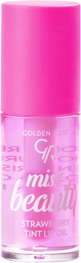 Golden Rose - Miss Beauty Tinted Lip Oil - Strawberry