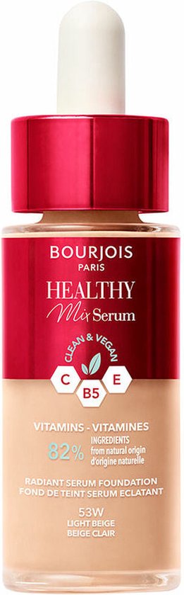 Bourjois Healthy Mix - 53W - Light Beige Serum Foundation