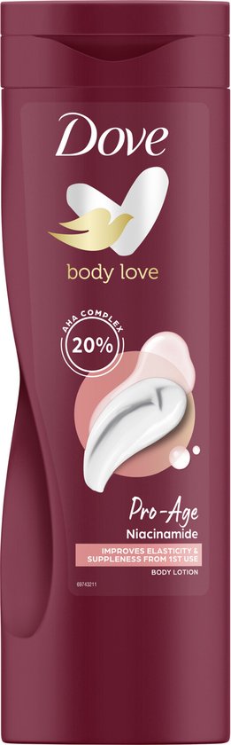 Dove Body Love Bodylotion - Pro Age - met 20% AHA complex en niacinamide - 400 ml