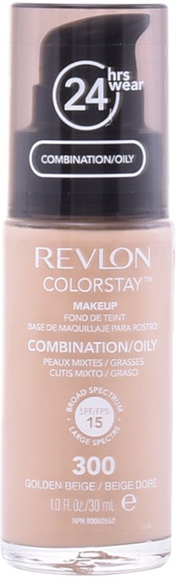 Revlon Colorstay Foundation With Pump | 300 Golden Beige (Oily Skin)