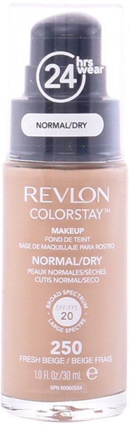 Revlon Colorstay Foundation With Pump Dry Skin | 250 Fresh Beige