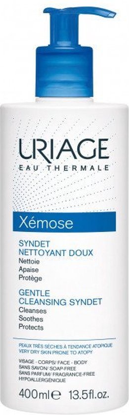 Uriage - Fine cleansing cream gel for dry to atopic skin Xémose (Gentle Cleansing Syndet) (U)
