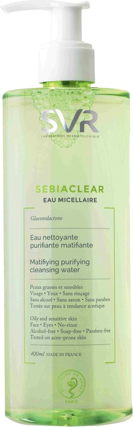 Micellair Water SVR Sebiaclear SVR Laboratoire Dermatologique (400 ml)