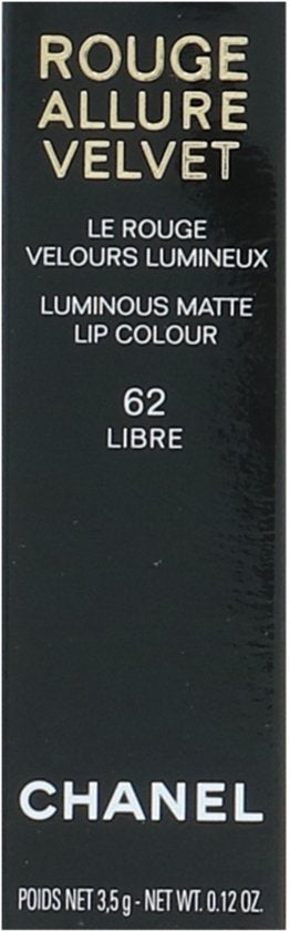 Chanel Rouge Allure Velvet Lumin. Matte Lippenstift - 62 Libre