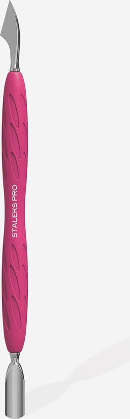 STALEKS Pro - UNIQ Pusher voor manicure en pedicure met hypoallergene siliconen handvat