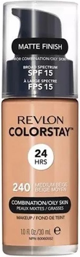 Revlon Colorstay Foundation With Pump - 240 Medium Beige (Oily Skin)