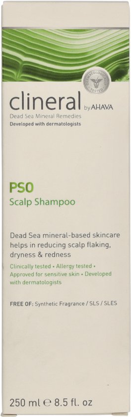 AHAVA Clineral PSO Shampoo | Verlicht Psoriasis Symptomen op de Hoofdhuid | Kalmeert en Reinigt | Speciaal voor Gevoelige Huid | Psoriasis Shampoo | 2