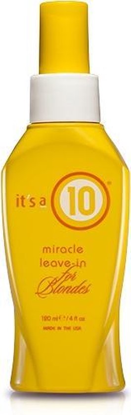 It's a 10 - Miracle Leave-in for Blondes Conditioner