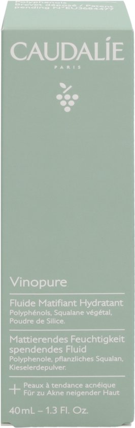 Caudalie Vinopure Hydraterende en Matmakende Fluide 40 ml
