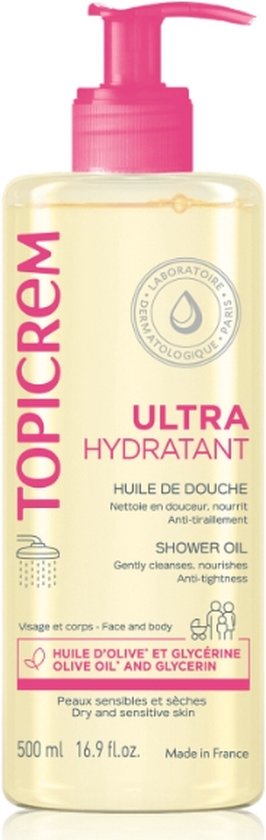 Topicrem Body Care Olie Ultra Hydratant Shower Oil 1000ml