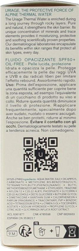 Uriage Hyseac fluide SPF50+ 50 Milliliter