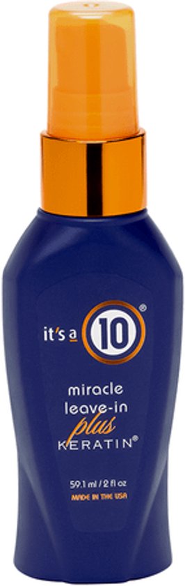 It's a 10 Miracle Leave-in Plus Keratin 59ml