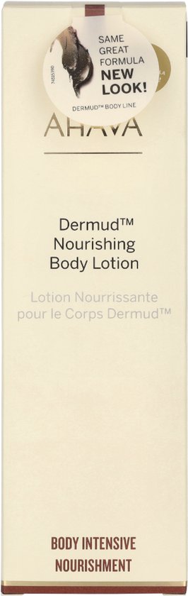 AHAVA Dermud Intensieve Bodylotion | Hydrateert & Kalmeert Droge, Gevoelige Huid | Verlicht Irritaties | Rijk aan Dode Zee Modder & Aloe Vera | Lotion