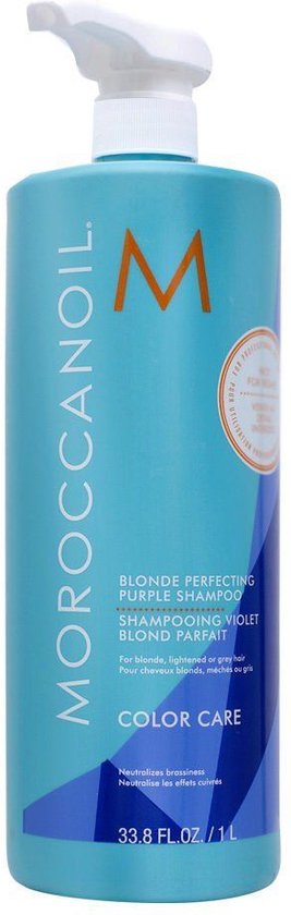 Moroccanoil Blonde Perfecting Purple Shampoo - 1000 ml