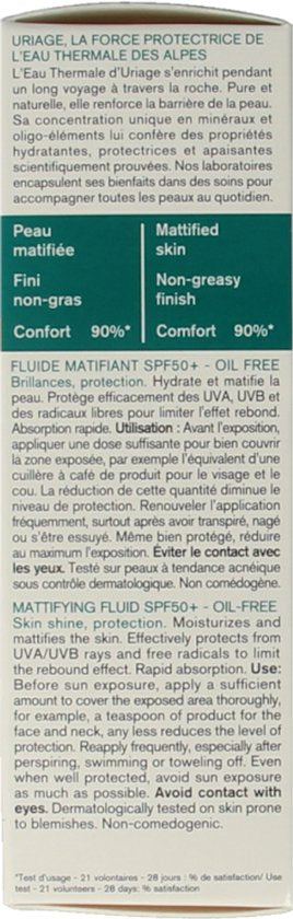 Uriage Hyseac fluide SPF50+ 50 Milliliter