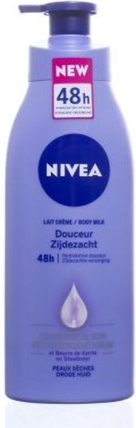 Nivea Body Milk Zijdezacht - 400 ml Met Pomp
