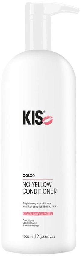 KIS No Yellow Conditioner 1000ml - vrouwen - Voor - Conditioner voor ieder haartype
