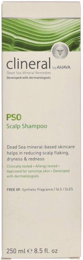 AHAVA Clineral PSO Shampoo | Verlicht Psoriasis Symptomen op de Hoofdhuid | Kalmeert en Reinigt | Speciaal voor Gevoelige Huid | Psoriasis Shampoo | 2