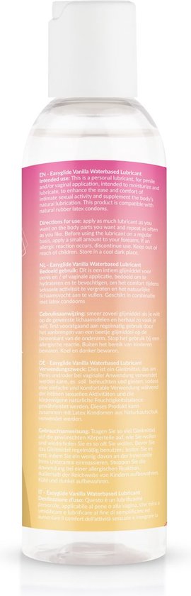 EasyGlide - Vanille Glijmiddel op Waterbasis - 150 ml