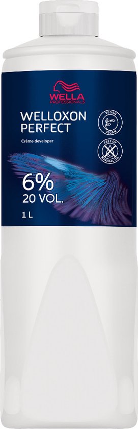 Geleidelijk haarverlichtingsproduct Wella 6% 20 vol (1000 ml)