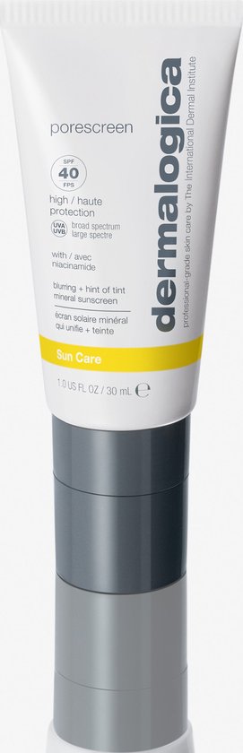 Dermalogica Porescreen SPF40 | Multitasking zonnebrandcrème met primer effect