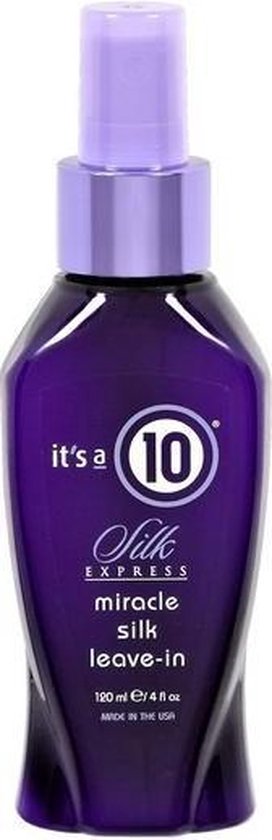 It's a 10 Miracle Silk Leave-in 120ml