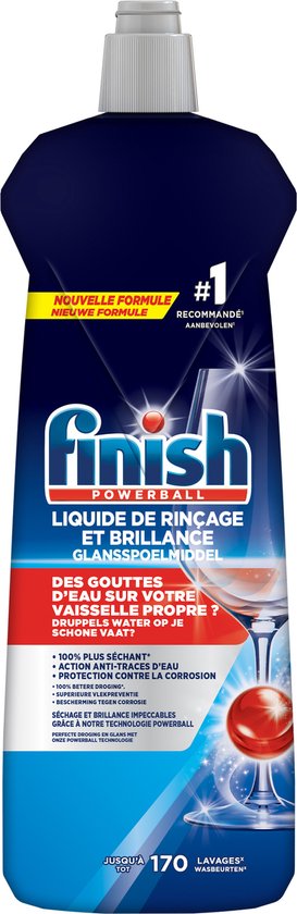 Finish Glansspoelmiddel Regular - 170 Afwasbeurten - 800 ml