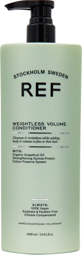 REF Stockholm - Weightless Volume Conditioner Ieder Haartype - 1000 ml