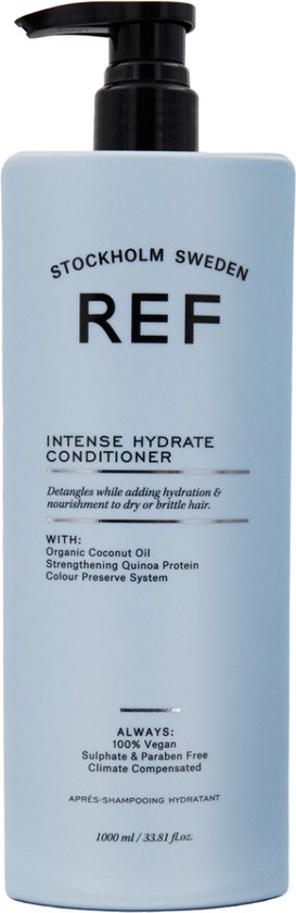 REF Stockholm - Intense Hydrate Conditioner Ieder Haartype - 1000ml - Krullen - Haar - Droog