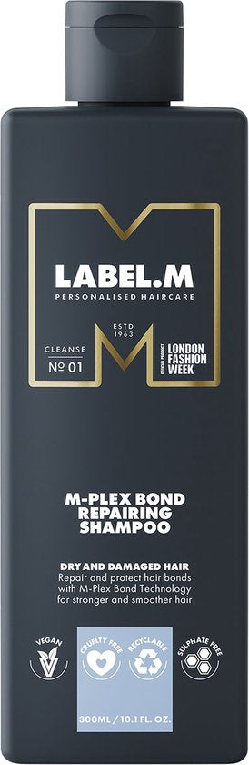 Label.M M-Plex Bond Repairing Shampoo - 1000 ml- Normale shampoo - Voor Alle haartypes -