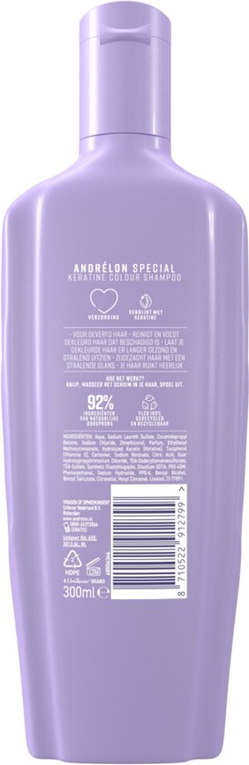 Andrélon Special Keratine Colour Shampoo - 6 x 300 ml - Voordeelverpakking