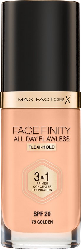 Max Factor Facefinity All Day Flawless 3-in-1 Liquid Foundation - 75 Golden