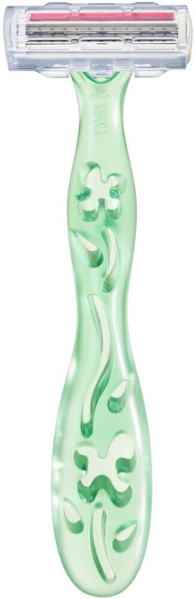 BIC Miss Soleil Sensitive Wegwerpscheermesjes Vrouwen - 2 roze en 1 mintgroene - Pak van 3 Stuks