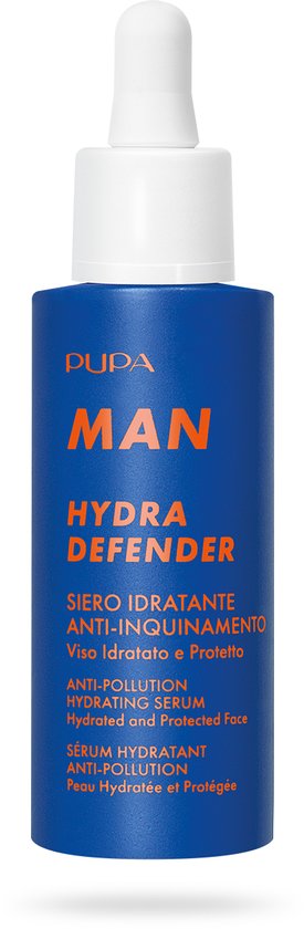 Pupa Milano - Man Hydra Defender - Moisturizing Anti-Pollution Face Serum - Hydrated & Protected - 30ml