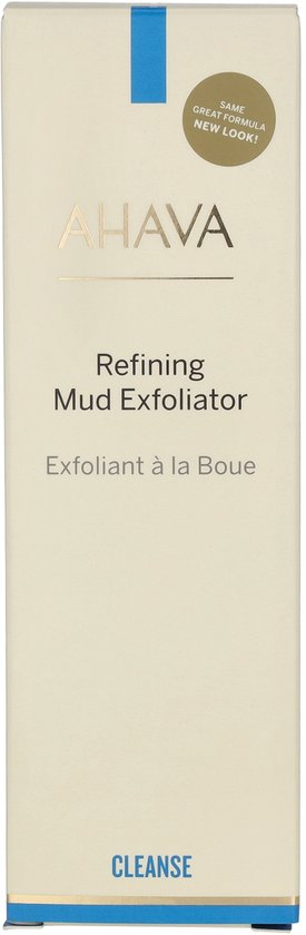 AHAVA Modder exfoliator – Exfolieert – Voor een helderende en frissere huid – VEGAN – Alcohol- en parabenenvrij – Parfumvrij – 100mL