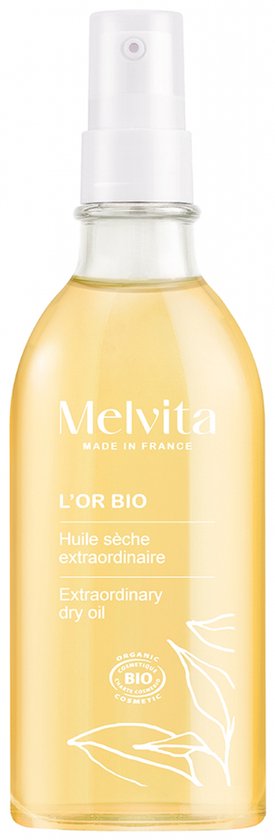 Melvita Olie L'Or Bio Huile Extraordinaire Corps, Visage, Cheveux 100ml