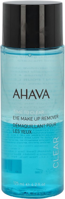 AHAVA Oogmake-up Remover - Effectief & Zacht | Verwijdert Waterproof Make-up | Veilig voor Gevoelige Huid & Lensdragers | Gezichtsreiniger - 125ml