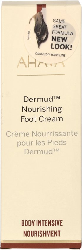 AHAVA Dermud Intensieve Voetcrème - Hydrateert Droge & Ruwe Voeten | Verlicht Irritaties & Gevoeligheden | Biedt Zachtheid & Comfort | Voet Verzorging voor Mannen & Vrouwen | Moisturizer voor een Droge Huid - 100ml